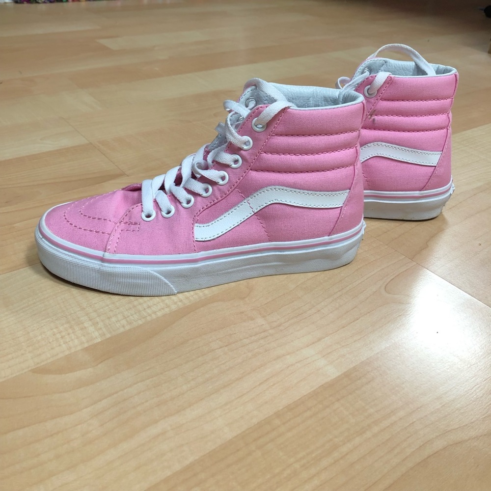 Women’s Vans Canvas Sk8-Hi (Pink)